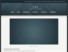 Tablet Screenshot of ckl-llp.com